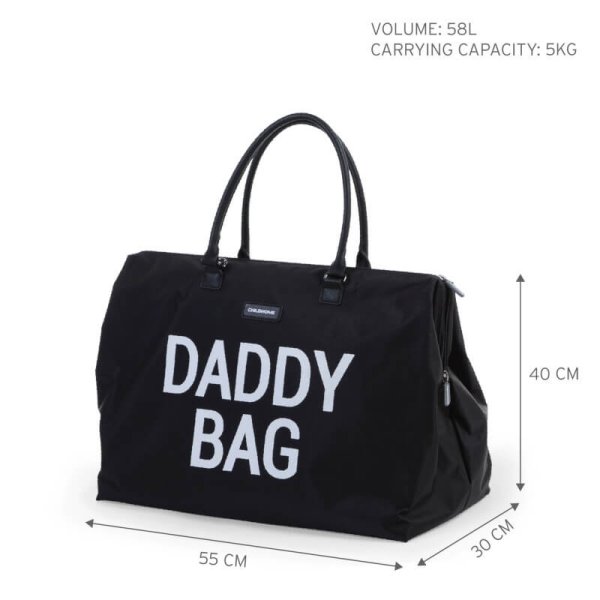 Childhome Prebaľovacia taška Daddy Bag Big Black 2