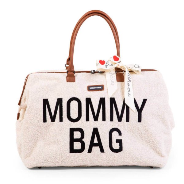 Childhome Prebaľovacia taška Mommy Bag white off teddy 3