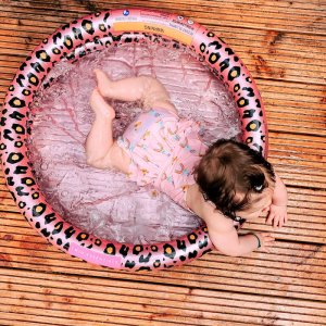 Nafukovací bazén pre deti Leopard ružový 60 cm Swim Essentials 3