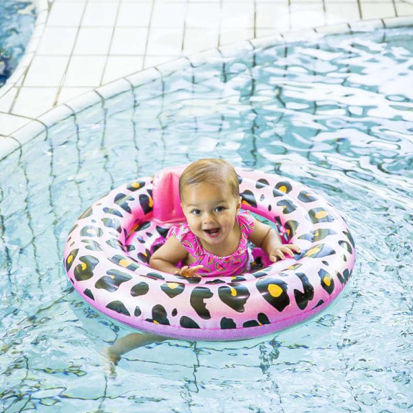Nafukovacie koleso pre bábätká Leopard ruzovy Swim Essential 5