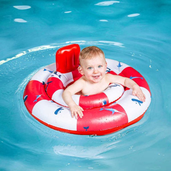 Nafukovacie koleso pre bábätká Veľryby Swim Essentials 3